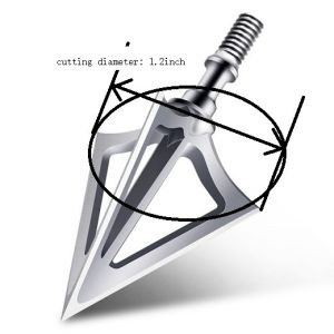 3 Blade 100grain Archery Hunting Broadheads Fishing Crossbolt