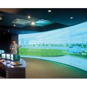 Dustproof IP43 1800cd/m2 P3 Creative LED Display High Resolution