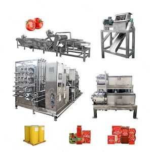 China Custom Large Scale Tomato Sauce Production Line Special Machinery For Tomato Processing Plants on sale