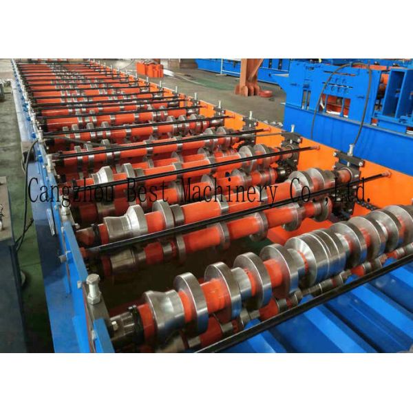 Glazed Tile 3kw 20mm Roofing Sheet Roll Forming Machine
