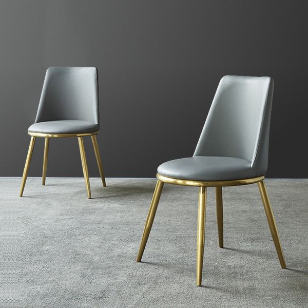 Buy Contemporary design Gold Stainless Steel frame comfortable Dining Chair living room Restaurant at wholesale prices