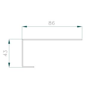 1mm Thickness Garage Door End Caps For Single Roller Bracket