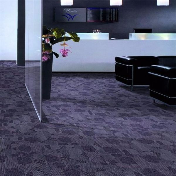 Buy Office Nylon Textured Plush Carpet Rib Pattern Fire Resistant Feature at wholesale prices