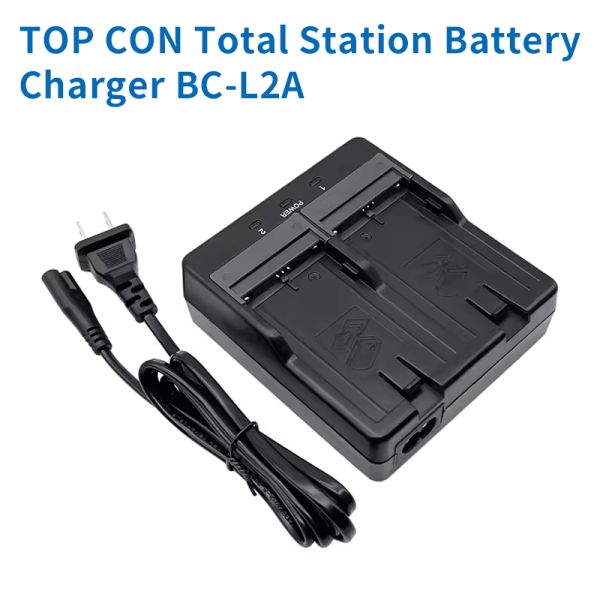 Buy BC-L2A Dual Battery Charger Compatible for Total Station BT-L2 BDC46 BDC58 BDC70 Batteries Charging Dock EU US PLUG at wholesale prices