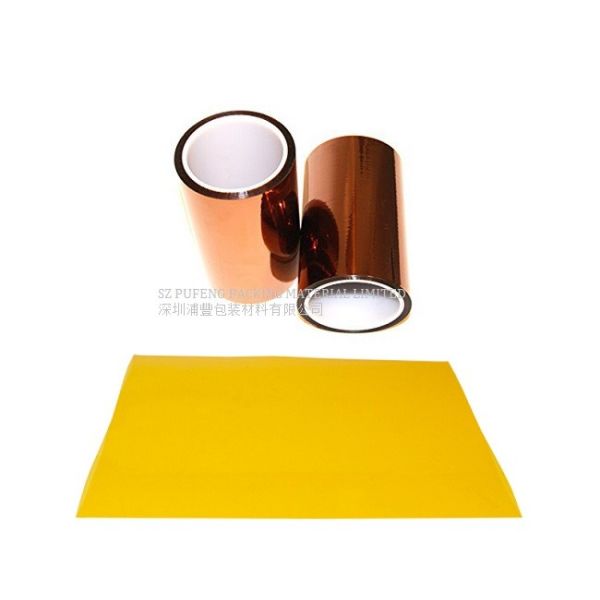 Buy 500mmx33m Kapton Polyimide Tape , 60 Micron Polyimide Film Tape at wholesale prices