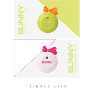 Rabbit And Carrot ABS Material Mechanical Kitchen Timer Magic For Kitchen