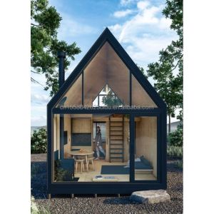 Hotel Triangular Container House with Prefabricated Steel Structure and Sandwich