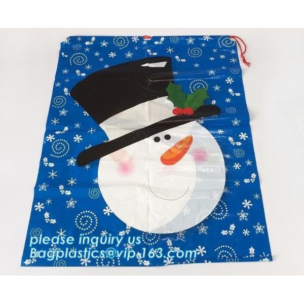 Buy Christmas manufacturer wholesales santa sacks large size gift bags,Jumbo Plastic Poly Bag giant plastic christmas decora at wholesale prices
