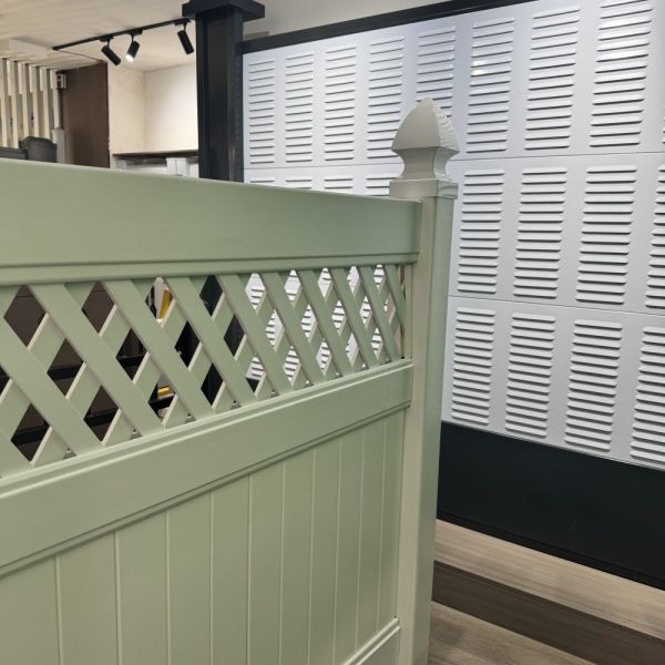 Buy Low Maintenance White Privacy PVC Fence Pannels Sustainable Vinyl at wholesale prices