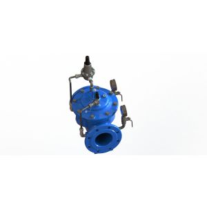 SS304 Seat GGG50 Water Pressure Regulator Valve Epoxy Coating