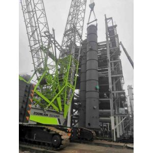 second hand 400 Ton Crawler Crane Zoomlion ZCC5200S 84m Boom