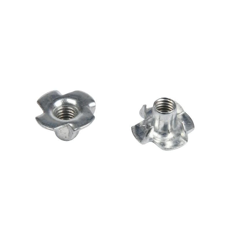 Chrome Plated Steel M3-M10 Oil Gas Measurement System Imperial Inch Blind Pronged Insert Speaker Nut