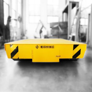 China 20 Ton Tube Roller Transfer System Transfer Cart Cable Reel Powered Coil on sale