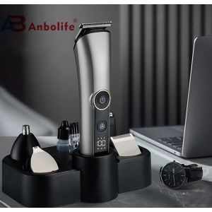 Professional Hair Clipper and Grooming Kit with 600mAh Battery 1.5h Charging