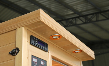 Carbon Fiber Heater Steam Sauna Room For Double Home Infared Traditional Personal Far Sauna Control Panel