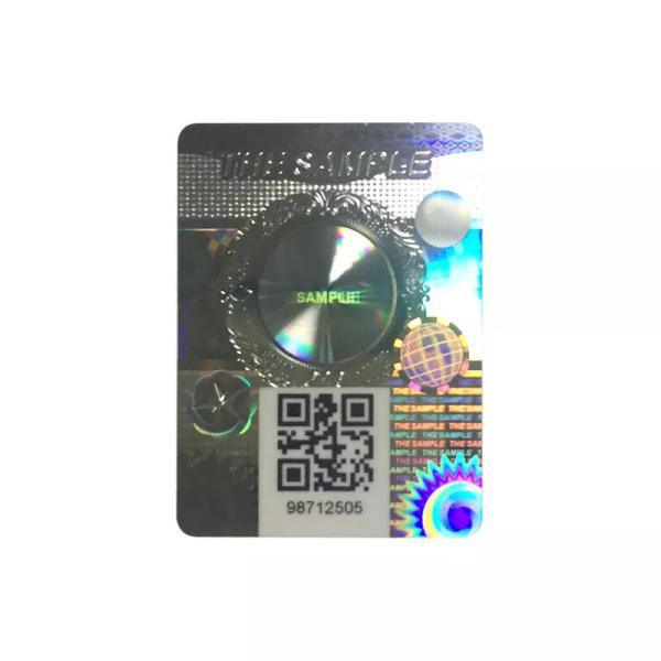 Buy Hologram Seal Sticker Label Scratch Off  QR Code 3D Adhesive at wholesale prices