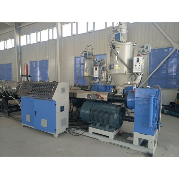 Buy PPR HDPE Plastic Pipe Single Screw Extruder / PE Platic Pipe Production Making Machine at wholesale prices