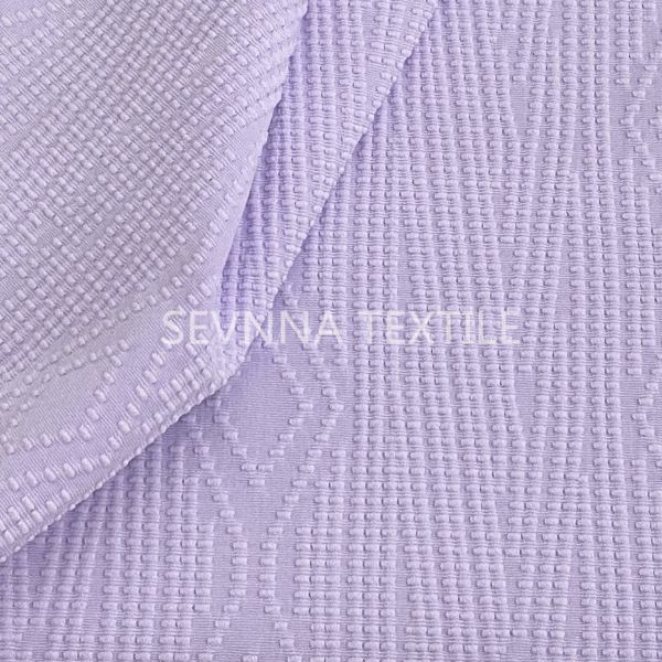 125cm Width Recycled Swimwear Fabric Upf50+ Breathable Textured Bikini Beach