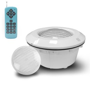 China Underwater PAR56 Inground Pool Light Bulb Thick Glass Plastic Material on sale