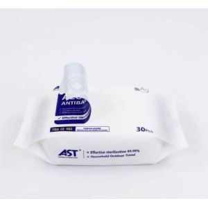 30 Pieces Medical Disinfectant Wipes 99.99% Antibacterial Cleaning Sanitizing