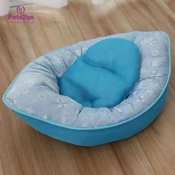 Round Odm Faux Fur Pet Bed Mat For Small Dogs