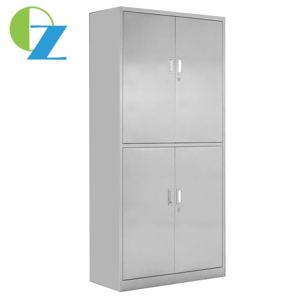 Buy 25mm Edge 4 Door Steel Office Cupboard Filing Metal Storage Cupboard For Office at wholesale prices
