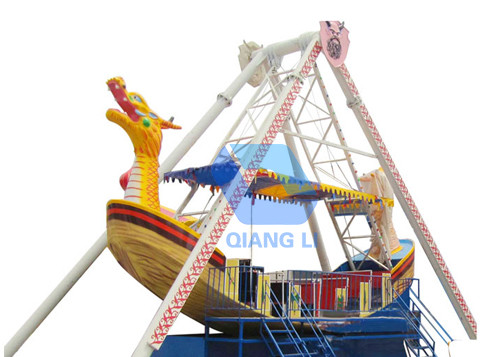 Buy Attraction Park Pirate Ship Ride 24 Seats Children Game Color Customized at wholesale prices