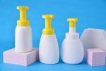 External Spring Flower Shape Foam Pump , Hand Cream Pump Dispenser 40mm