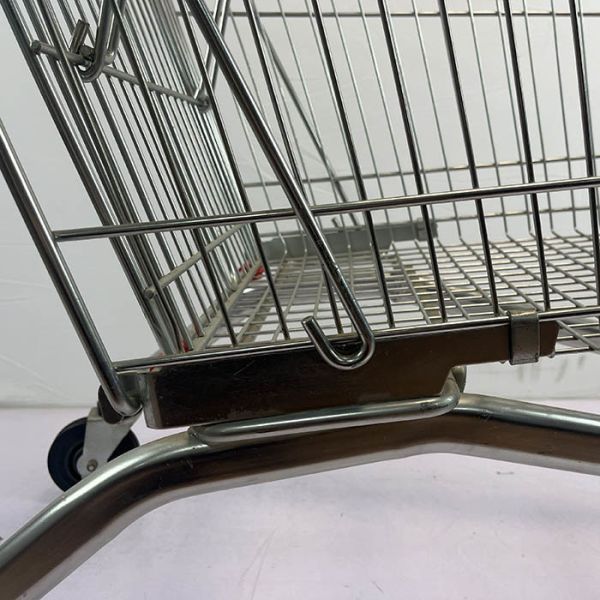 180L General store Galvanized European Market Supermarket Shopping Trolley