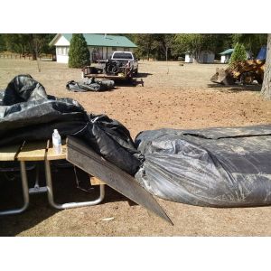 BLACK GT400 PP Woven Dewatering Geotube Breakwater For Cofferdam Geotube Dam