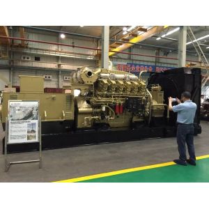 Jichai 1000kw Gas Generator 1200GF-T Engine Model H16V190zdt at The Piston Pin