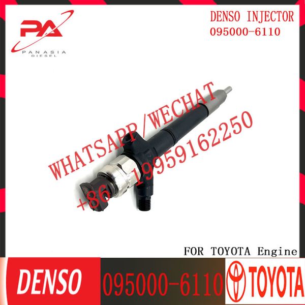 Buy 095000-6110 for Toyota Avensis 2.2 D 2AD-FTV 0950006110 095000 6110 Genuine Fuel Injector 23670-09130 at wholesale prices