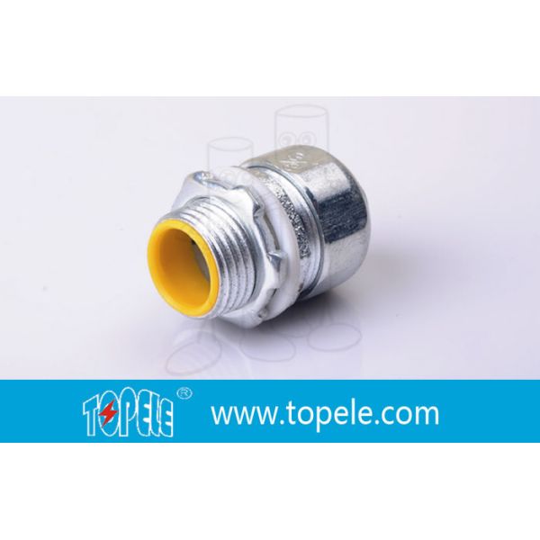 Flexible Conduit And Fittings , Straight Malleable Iron Liquid Tight Connector