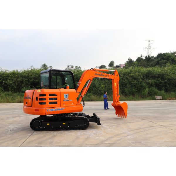 Lonking 6 Ton Hydraulic Crawler Excavator with 0.5~1.0m³ Bucket Capacity and 15.4kw/2400rpm Power