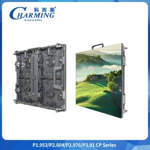 Seamless Splicing P1.9 P2.64 P2.98 Flexible Indoor Curved Led Screen Panel P3.91 With Adjustable Arc Lock And Scale