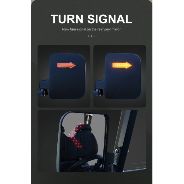 Electric Hunting Golf Cart Off Road 6 Passenger 5KW AC Motor 70-90km Driving Mileage