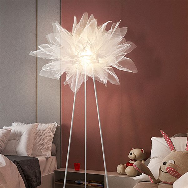 Nordic Fashion Floor Lamps Living Room Decoration Mesh Lampshade modern floor light(WH-MFL-134)
