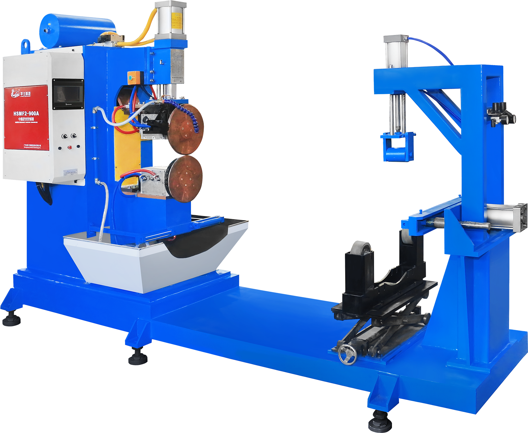 Aluminum Oil Tank Seam Welding Machine Longitudinal / Horizontal Welding