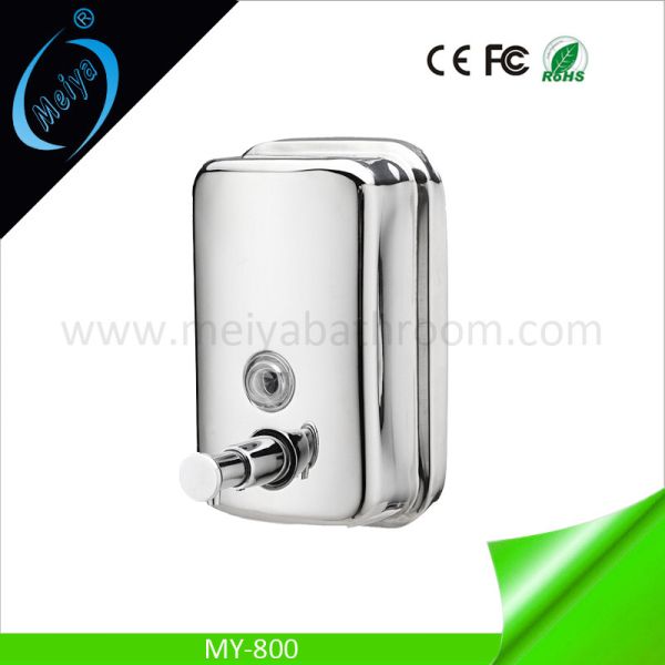 Buy 800ml 304 stainless steel wall mounted soap dispenser at wholesale prices