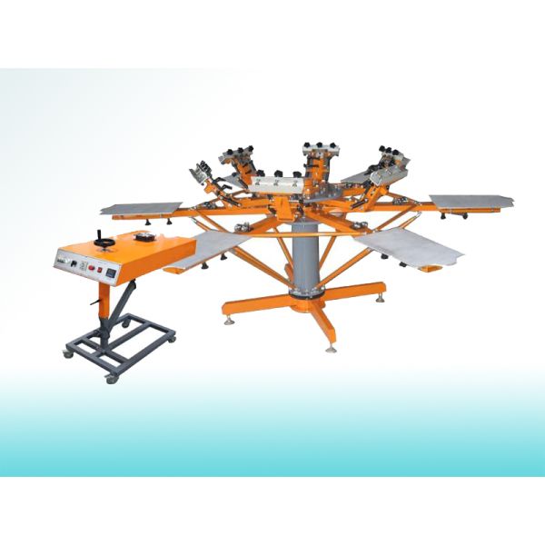 Carousel screen printing machine