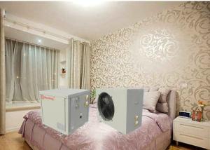 China 380V Side Blowing Split Machine Air To Water Heat Pump Double Pipe Heat Exchanger on sale China 380V Side Blowing Split Machine Air To Water Heat Pump Double Pipe Heat Exchanger on sale