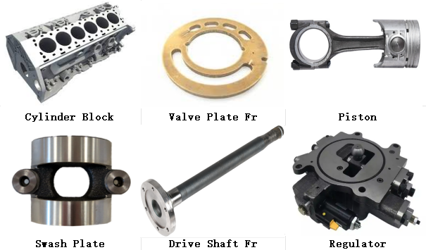 Excavator Main Pump Komatsu PC100 PC120 PC130 708-1L-00432 Hydraulic Pump