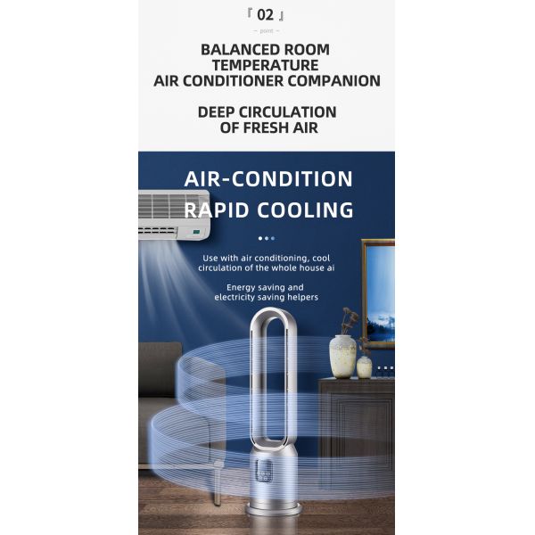 BLADELESS Cooling Fan for DA/AC FAN 4.0kg Single Gross Weight and Plastic Material