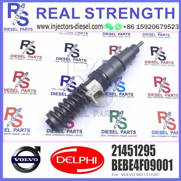 21451295 85013152, 85003656 New Diesel Fuel Injector For VOL-VO TRUCK MD13 US07 E3.3, 21451295 BEBE4F09001