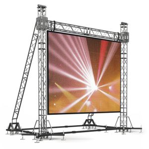 P4 Clear Images Advertising Led Screens Hanging Led Video Lightweight 1/8 scan