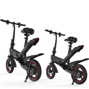 Professional Smart Folding Electric Bike Aluminum Alloy Frame High Loading