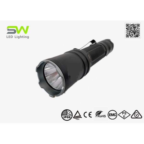 Buy Rechargeable 1300 Lumens Tactical Flashlight For Police Self Defence at wholesale prices