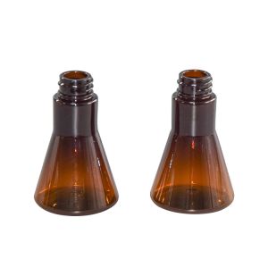 20ml Brown PET Dropper Bottle Skincare Essence / Serum Cosmetic Packaging