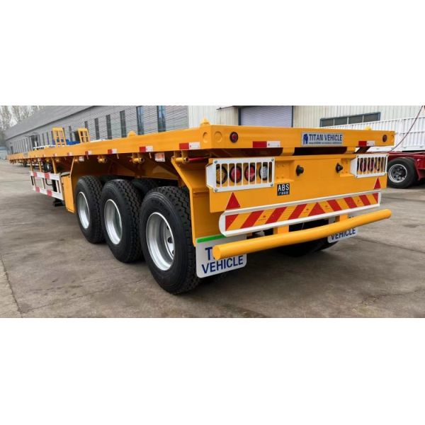 40 Foot Flatbed Semi Trailer for Sale in Zimbabwe | 3 Axle Flatbed Semi Trailer Manufacturers