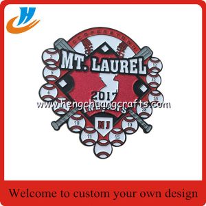 High quality baseball lapel pin custom from China metal pin supplier